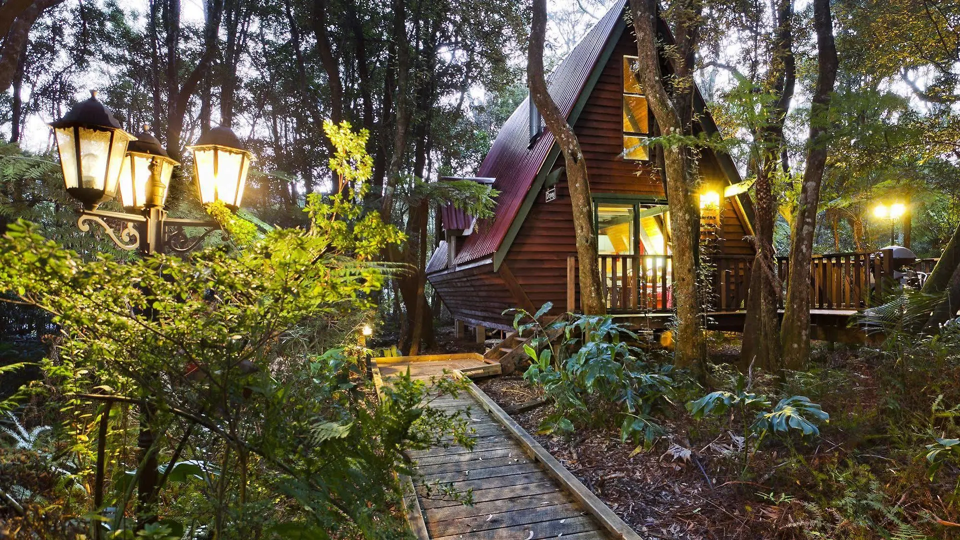 Деревянный коттедж The Mouses House Rainforest Retreat Спрингбрук